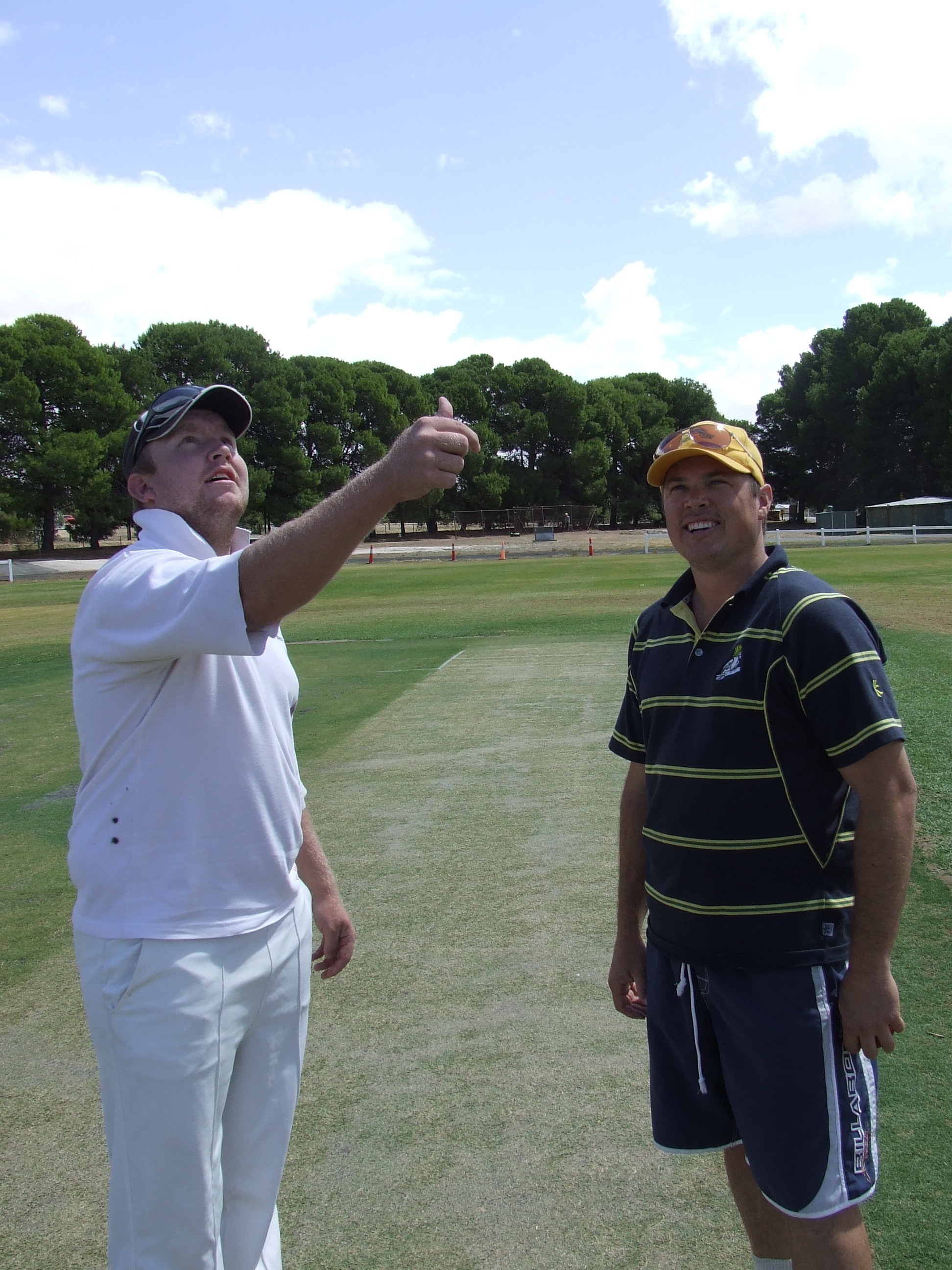 First Coin Toss On The New Pitch